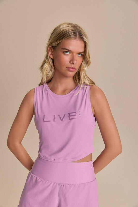 LIVE! Comfort Crop Tank Top